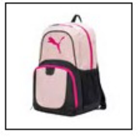 Puma Handbags - Puma Light Pastel Pink and Black Backpack